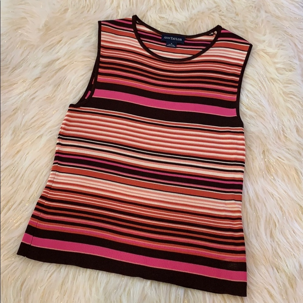 EUC Ann Taylor Silk Sleeveless Top